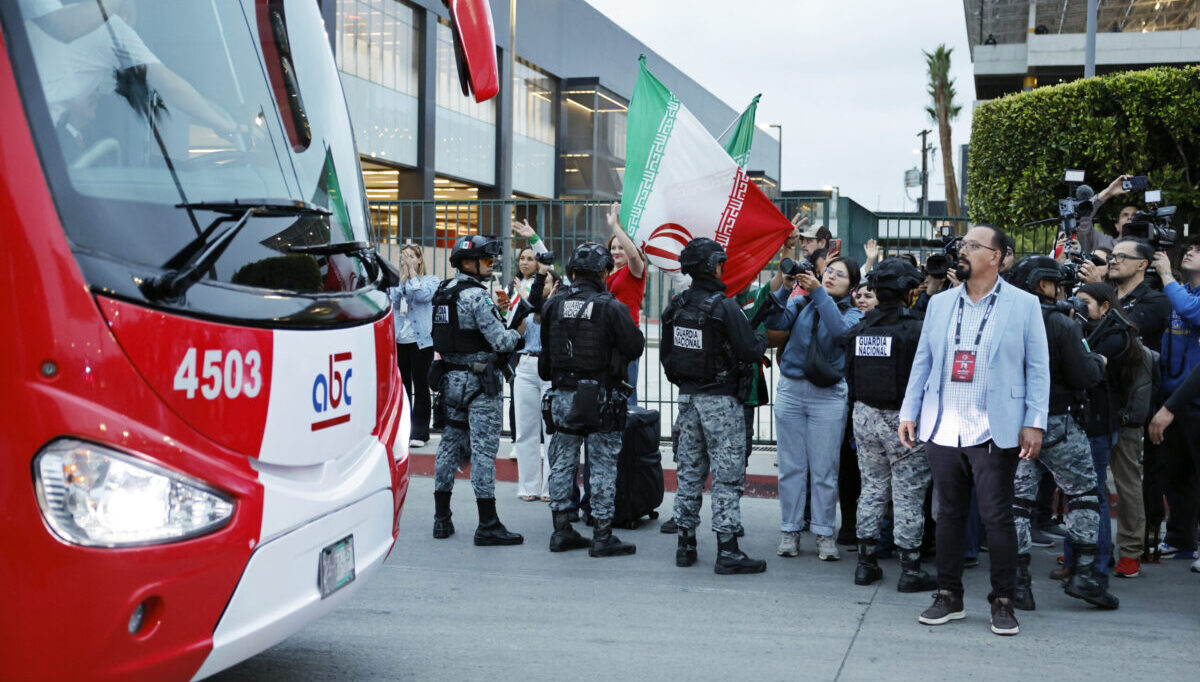 Iran a aterizat la Tijuana înainte de meciurile de la Mondial