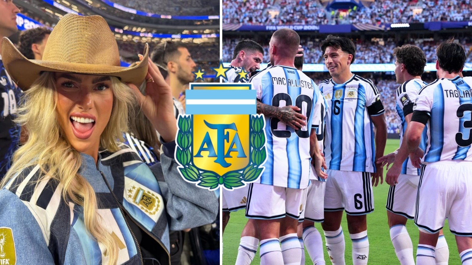 Iubita lui Marcos Senesi îl susține pe Argentina în semifinala cu Anglia