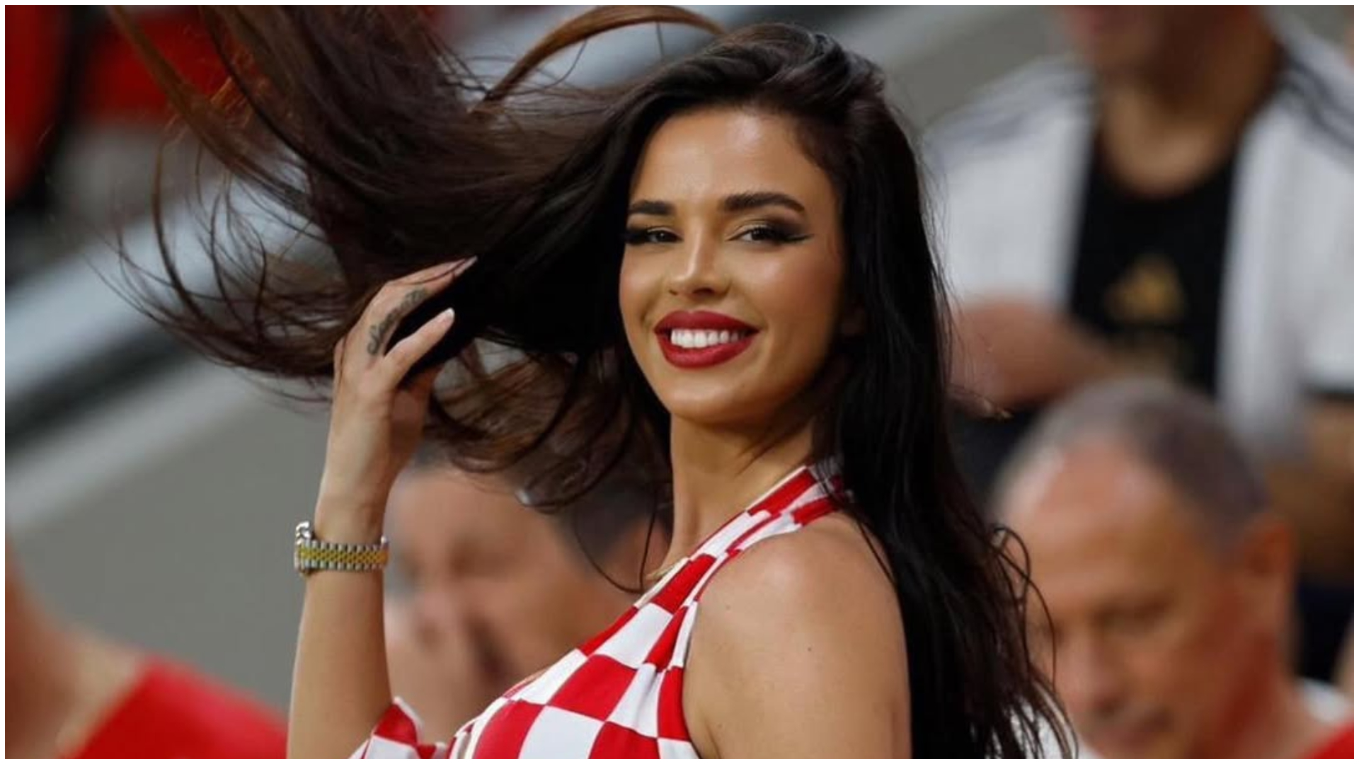 Ivana Knoll a atras toate privirile la Mondialul 2026 în culorile Croației