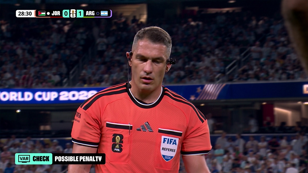 Kovacs trimis la VAR: penalty pentru Argentina în meciul cu Iordania