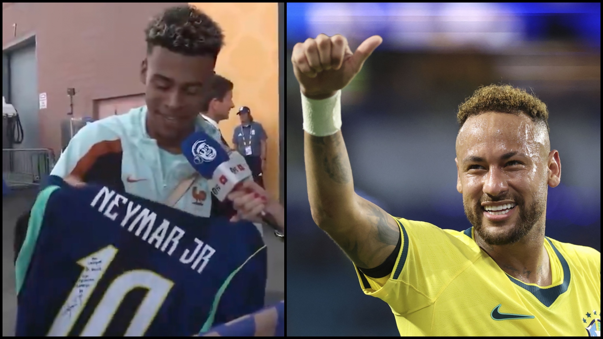 Neymar surprinde la Mondial 2026: îi oferă tricoul semnat lui Désiré Doué