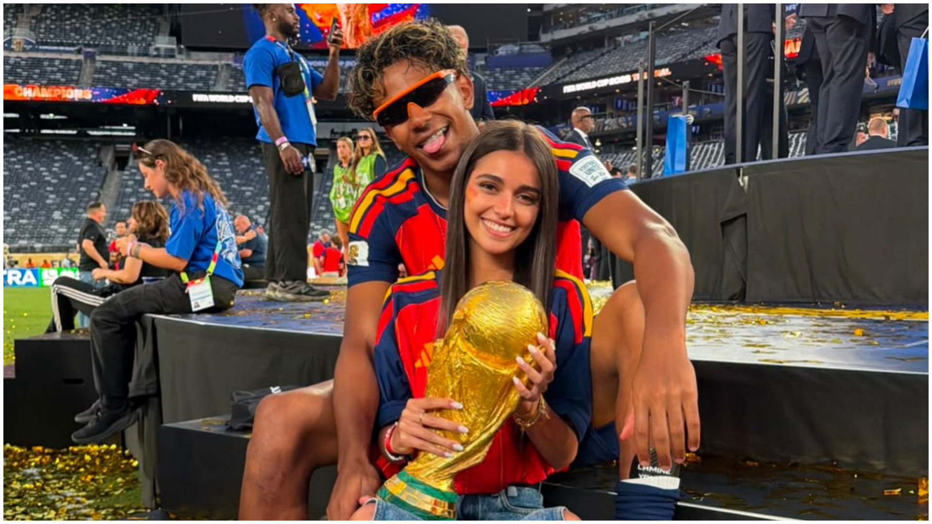 Reacția iubitei lui Lamine Yamal după titlul Spaniei la Mondial