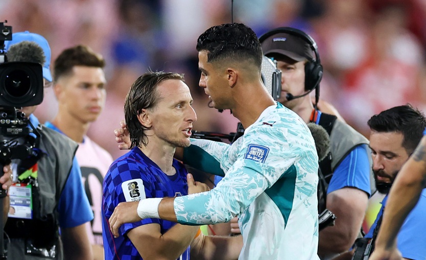 Ronaldo şi Modrić, îmbrăţişare memorabilă după Portugalia–Croaţia