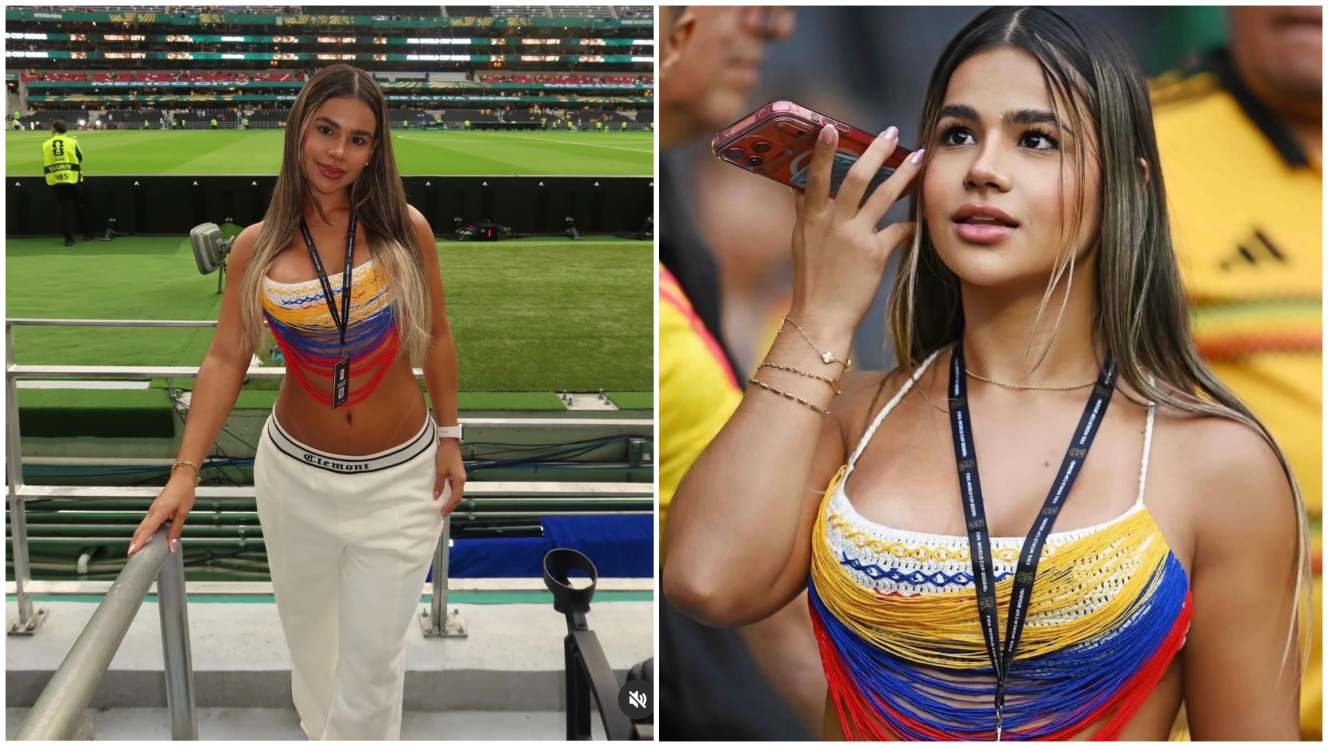 Veronica Soto, suporteră columbiană devenită senzație la Mondial 2026