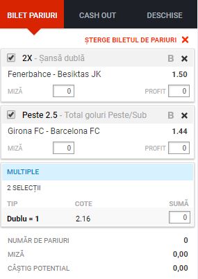 Biletul zilei 23.09.2017 | Pariem pe super-derby-ul Turciei si pe Barcelona!