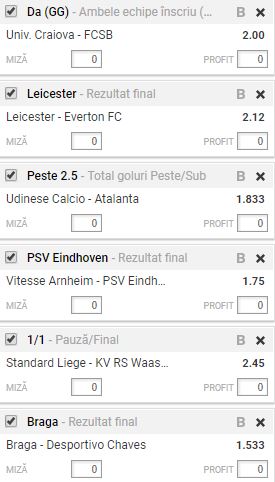 Bilet cota 50.00 29.10.2017 | Criza la Everton! Profita!