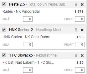 Biletul de cota 5.00 04.10.2017 | Avem meciuri din Croatia si Cehia
