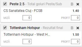 Biletul Zilei 25.10.2017 | Meci profitabil la Cluj, intre FCSB si Sanatatea!