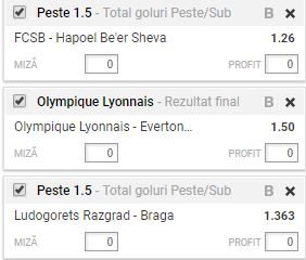 Biletul Zilei 02.11.2017 | Trei cote excelente din Europa League