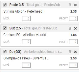 Bilet cota 10.00 05.12.2017. Ai un meci din Scotia 4 si doua din Liga Campionilor