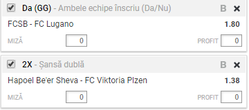 Bilet VIP 07.12.2017 | Ponturi BETON din grupa Stelei!