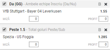 Bilet VIP 08.12.2017 | Ai ponturi din Bundesliga si Italia 2