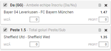 Biletul Zilei 12.01.2018 | Probleme mari pentru Bayern inainte de meciul cu Leverkusen
