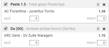 Bilet VIP 09.02.2018 | Juventus si Fiorentina ne-au acaparat in mod special atentia!