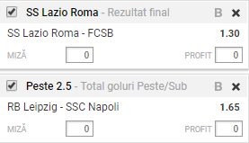 Bilet VIP 22.02.2018 | Astea sunt cele mai bune două cote din Liga Europa!