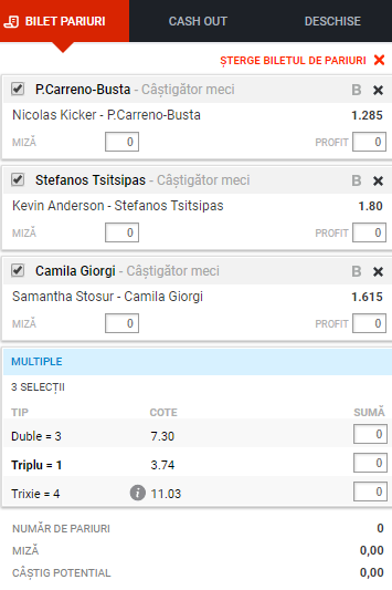 Biletul Zilei pe tenis | Turneele de la Estoril și Praga ”produc” o cotă 3,74