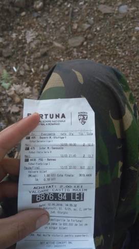 Câștig URIAȘ cu 2 lei pariați. A anticipat toate SURPRIZELE din weekend. A prins cote de 12, 13, 22!