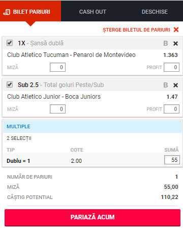 Bilet VIP 02.05.2018 | Facem noapte albă cu ponturi din Copa Libertadores
