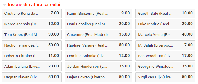 TOP 5 pariuri nebune pentru finala Champions League. Nu ai voie să le ratezi!
