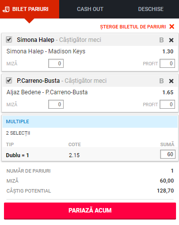 Simona Halep ne-a băgat bani în buzunar ieri! Astăzi e din nou pe biletul nostru!