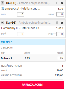 Biletul Zilei 9 iulie 2018. Nordicii se reunesc pe biletul nostru