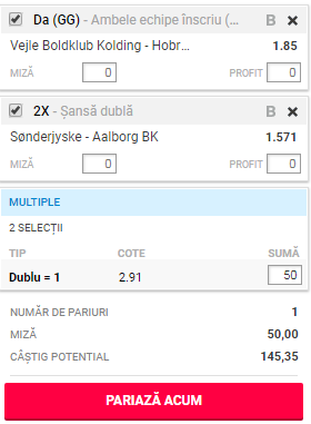 Biletul Zilei 13 iulie 2018. Superliga din Danemarca pe biletul nostru