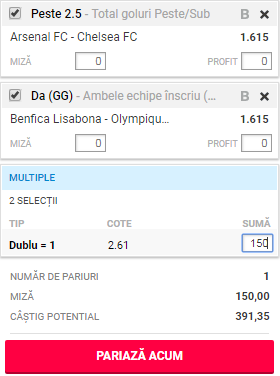 Bilet Zilei pe goluri, 01 august 2018. International Champions Cup