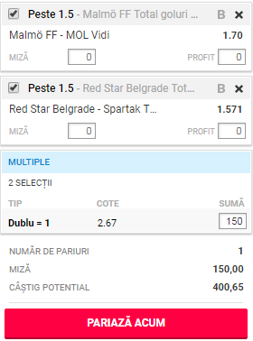 Bilet Zilei pe goluri pentru 7 august, 2018. Champions League și o cotă perfectă