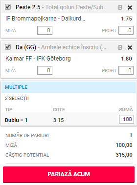Bilet Zilei pe goluri pentru 4 august, 2018. Campionatul cu cel mai bun randament