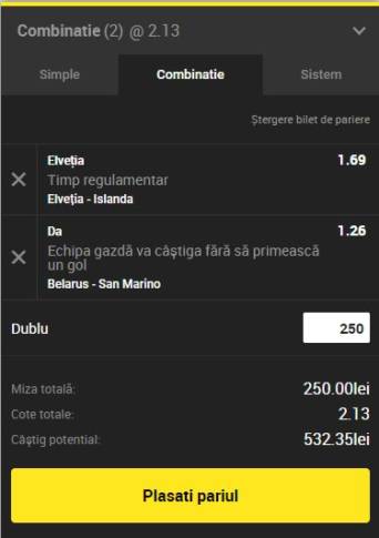 Biletul Zilei Unibet 08.09.2018. Cele mai bune cote de sâmbătă