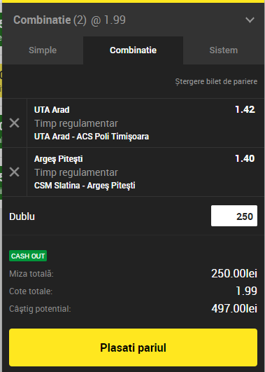 Biletul Zilei Unibet 12.09.2018. Căutăm un nou tichet câștigător