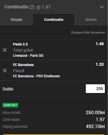 Biletul Zilei Unibet 18.09.2018. Pariem pe super meciurile din Champions League