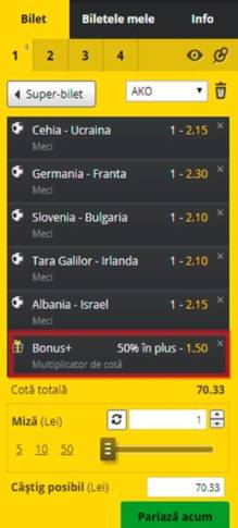 Cod promoțional Fortuna Bet. 100 ron la pariuri și 2.000 la Casino