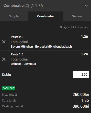 Biletul Zilei Unibet 06.10.2018. Două pronosticuri pentru un profit rapid