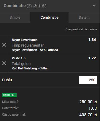 Biletul Zilei Unibet 04.10.2018. Pe ce mizăm astăzi! Biletul de ieri a fost CÂŞTIGĂTOR