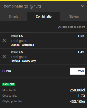 Biletul Zilei Unibet 13.10.2018. Două ponturi pentru o sâmbătă verde
