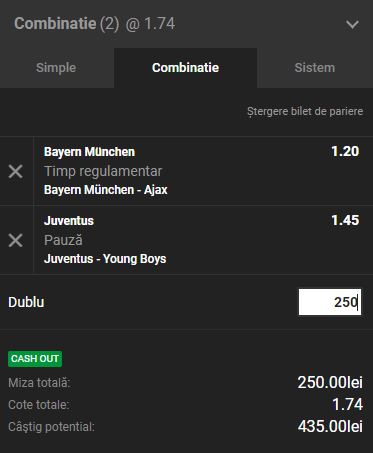 Biletul Zilei Unibet 02.10.2018. Cotă de neratat din Champions League