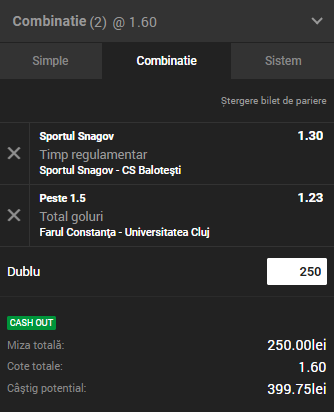 Biletul Zilei Unibet 10.10.2018. Ponturile de încredere de miercuri