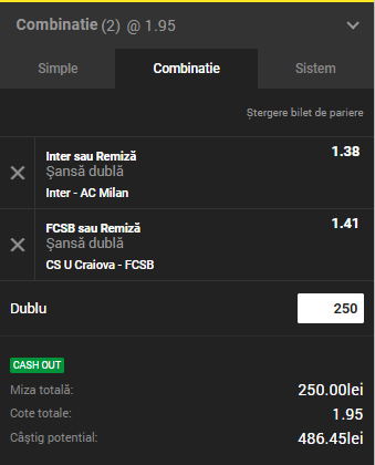 Biletul Zilei Unibet 21.10.2018. Ponturile zilei din Liga 1 şi Serie A