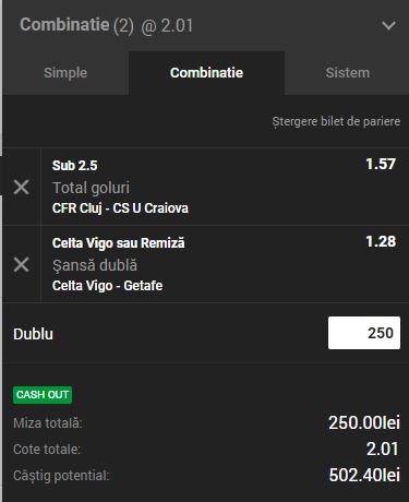 Biletul Zilei Unibet 01.10.2018. Meciurile pe care pariem luni