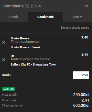 Biletul Zilei Unibet 21.11.2018. Cele mai tari ponturi din FA Cup