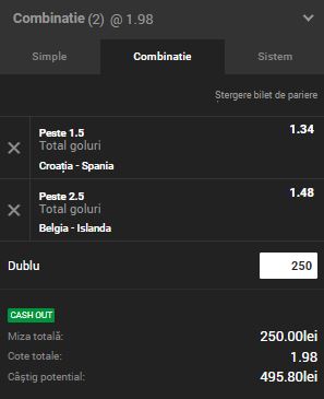 Biletul Zilei Unibet 15.11.2018. Două ponturi din Nations League