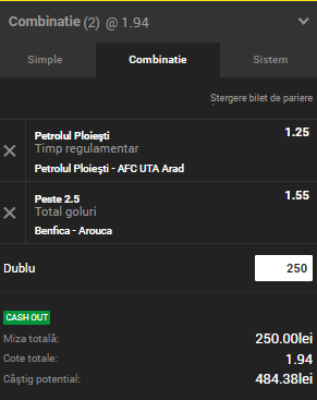 Biletul Zilei Unibet 22.11.2018. Cele mai tari două ponturi pentru joi