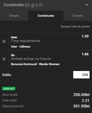 Biletul Zilei Unibet 15.12.2018. Două ponturi de încredere pentru sâmbătă