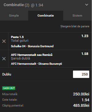 Biletul Zilei Unibet 08.12.2018. Două ponturi pentru o zi verde