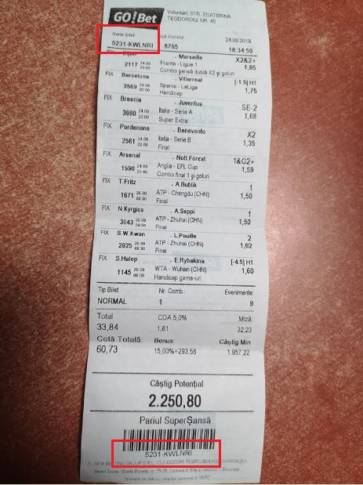 Verificare Bilet Go Bet. Afla rapid rezultatele live şi dacă ai câştigat